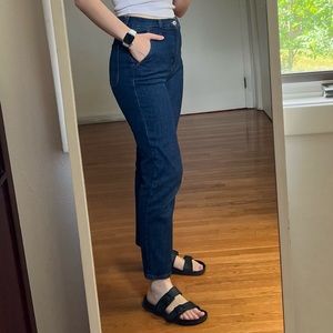 Old Navy | Extra High-Rise Straight Button Fly Jeans 2